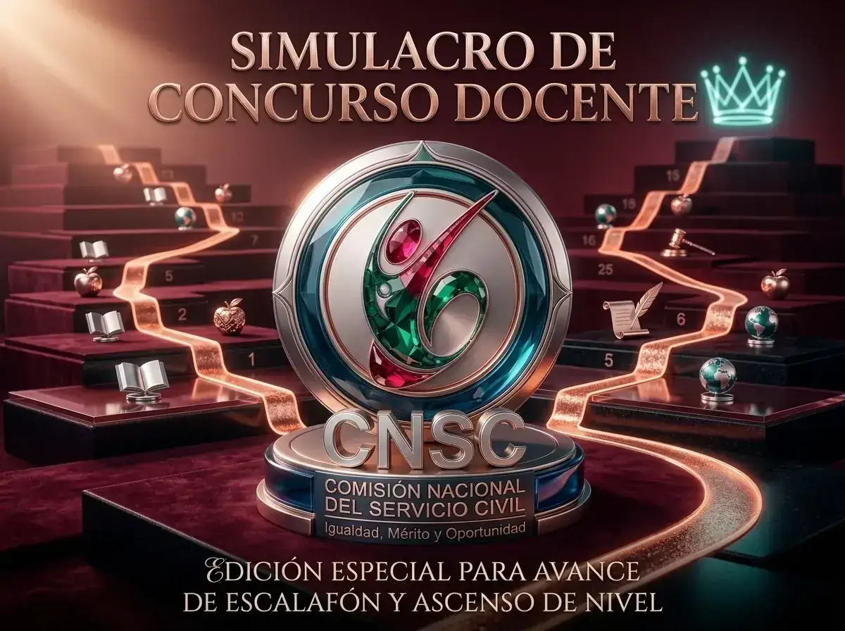 Portada del simulacro del Concurso Docente