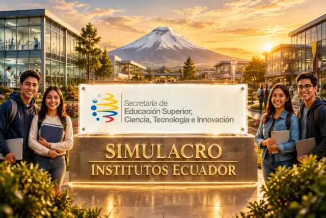 Portada de los simulacros de la Evaluación de Capacidades y Competencias (Ecuador)
