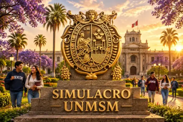 Portada de los simulacros de la UNMSM